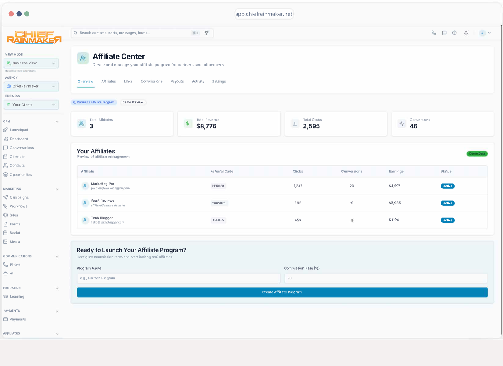 Affiliate Tracking