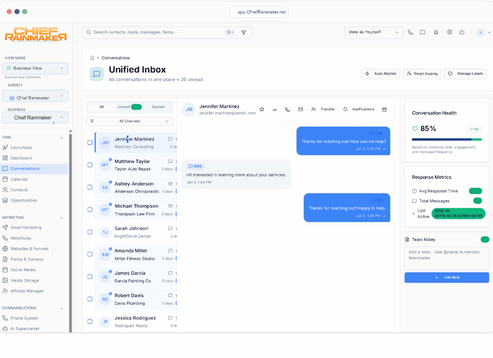 Unified Inbox