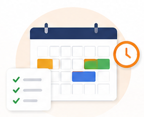 Manage schedules, teams, and projects with complete visibility from start to finish.